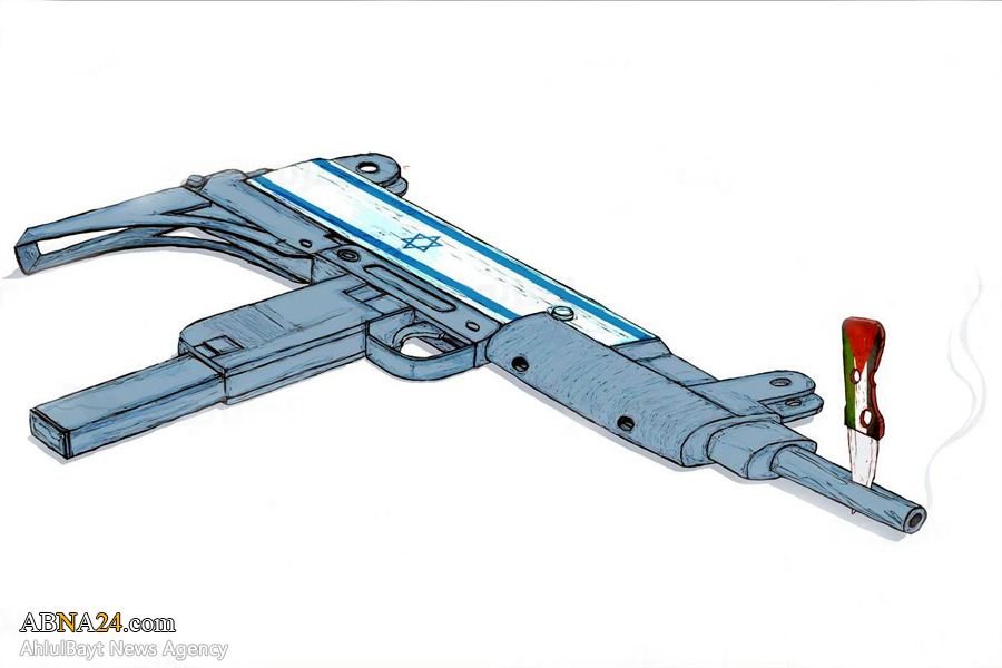 Бычагын одлу силаһа гәләбәси - Карикатура