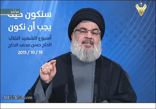 المقاومة الاسلامية تدافع عن شعوب كل المنطقة وعن سنتهم وشيعتهم وحضارتهم وتاريخهم 