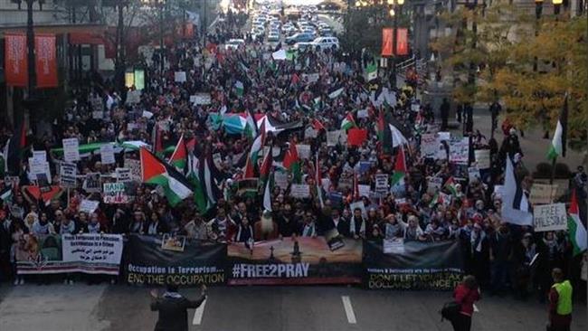 Pro-Palestinian rallies held in US