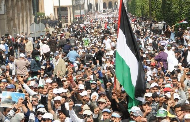 Moroccans calls for mass-rallies in support for Jerusalem Intifada