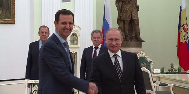 Le sommet al-Assad-Poutine aborde la poursuite des opérations militaires contre le terrorisme en Syrie