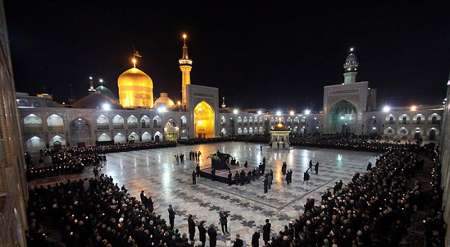 Ritual of Khutba-Khani (Oration) on Ashura Night held in Razavi Holy Shrine  