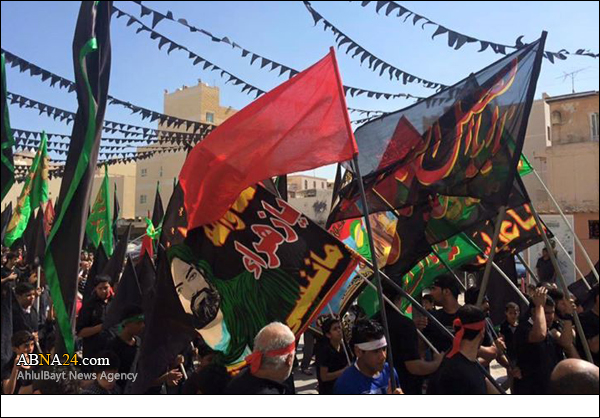 تظاهرات عاشورائية ومواكب حسينية تنادي "لبيك يا حسين" في البحرين+صور