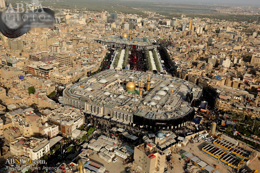 تقرير مصور/ مشاهد عن حرمي الامام "الحسين والعباس" (ع) في التاسوعاء والعاشوراء 
