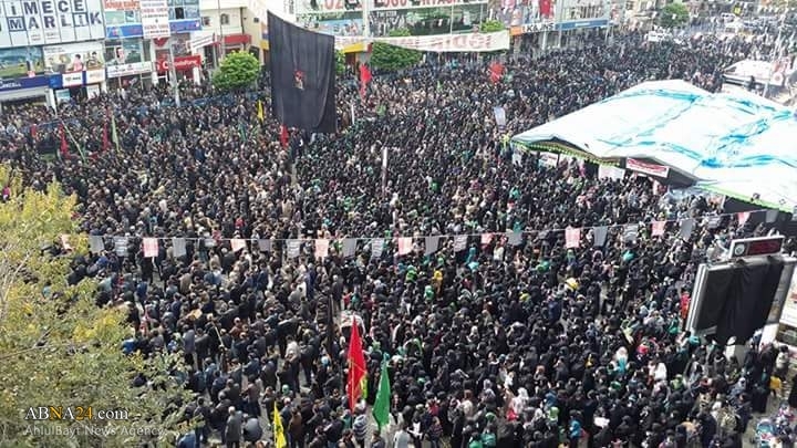 تقرير مصور/ جموع غفيرة يشتركون في العزاء الحسيني في اغدير التركية