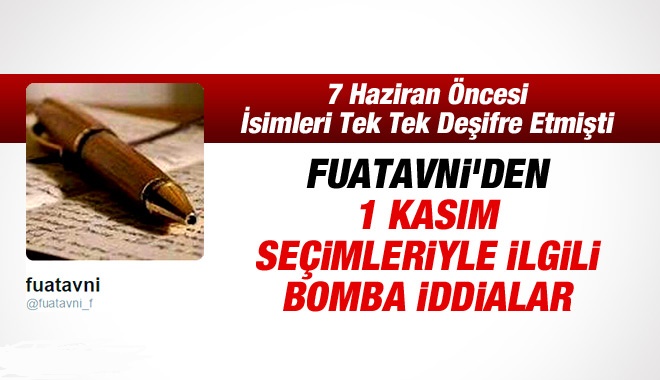 Fuat Avni'den bomba iddialar: Erdoğan'ın 1 Kasım kumpası