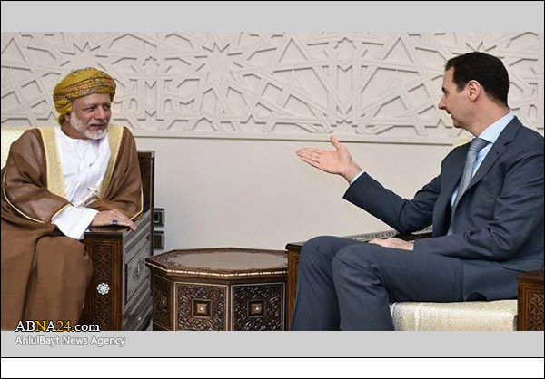 وزير الخارجية العماني يلتقي الأسد في دمشق ويؤكد دعم بلاده لسوريا