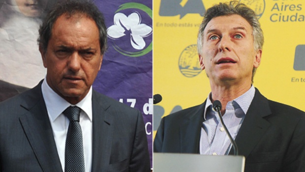 El Candidato Neoliberal «Macri» Desafía al Oficialista «Scioli» Palmo a Palmo en las Elecciones Argentinas