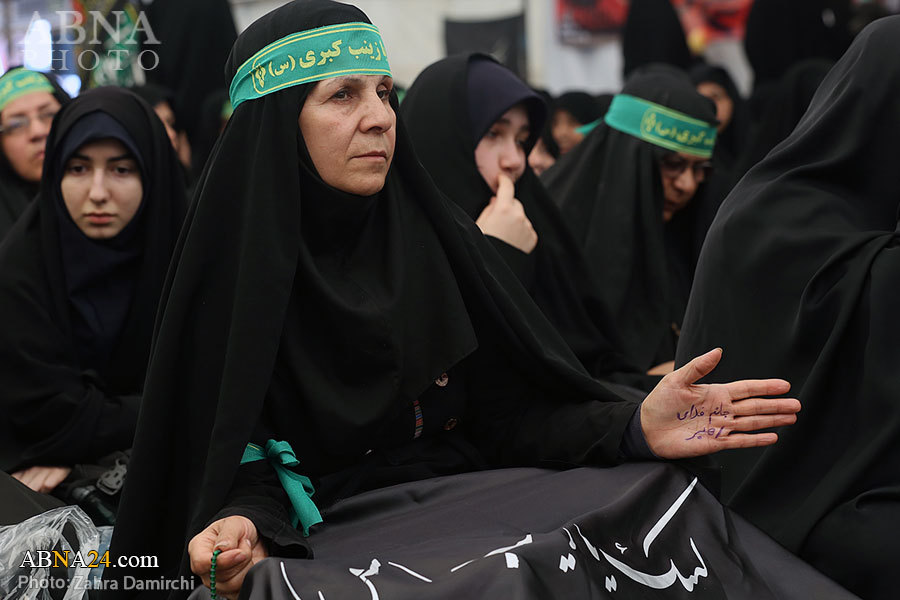 تقرير مصور/ تجمع للنساء لمواساة السيدة "زينب" (ع) في شمال طهران