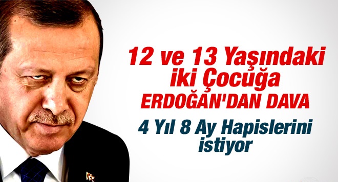 İki çocuğa 'Erdoğan posteri' yırtma davası