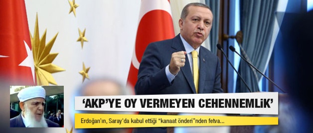 AKP'ye oy vermeyen cehennemliktir