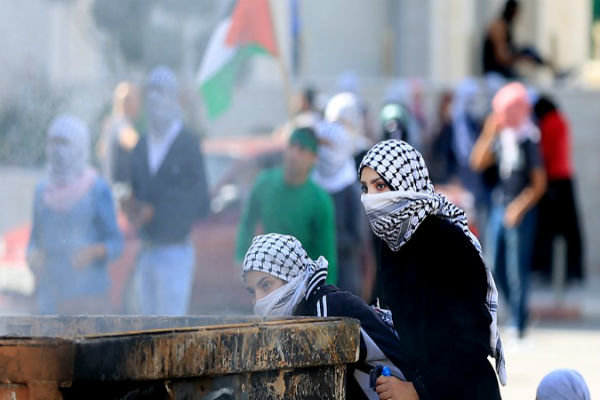 شہید فلسطینیوں کی لاشیں قبضے میں رکھنے کے خلاف رام اللہ میں احتجاج