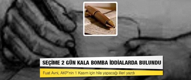 Fuat Avni'den Seçime 2 Gün Kala AK Parti İçin Bomba İDDİA!