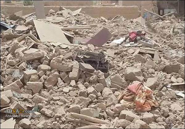 العدوان السعودي يدمر مسجدين وعدد من منازل المدنيين بصعدة