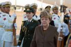 Merkel  zu Gesprächen in China eingetroffen