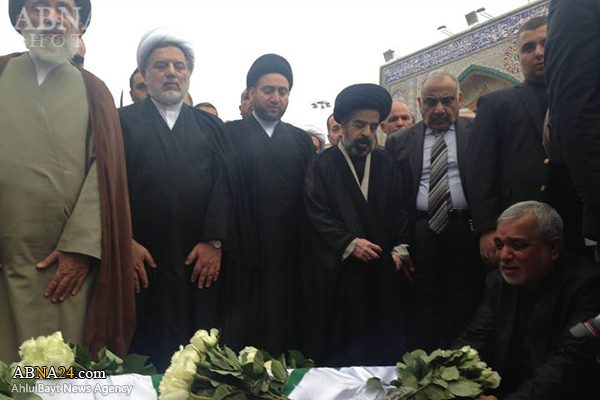 Ahmad Chalabi Buried in Imam Musa Kadhim Holy Shrine / Photos