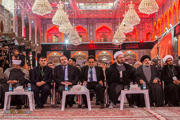 ممثلو الديانات والطوائف المختلفة تشارك في مهرجان تراتيل سجادية في كربلاء+صور