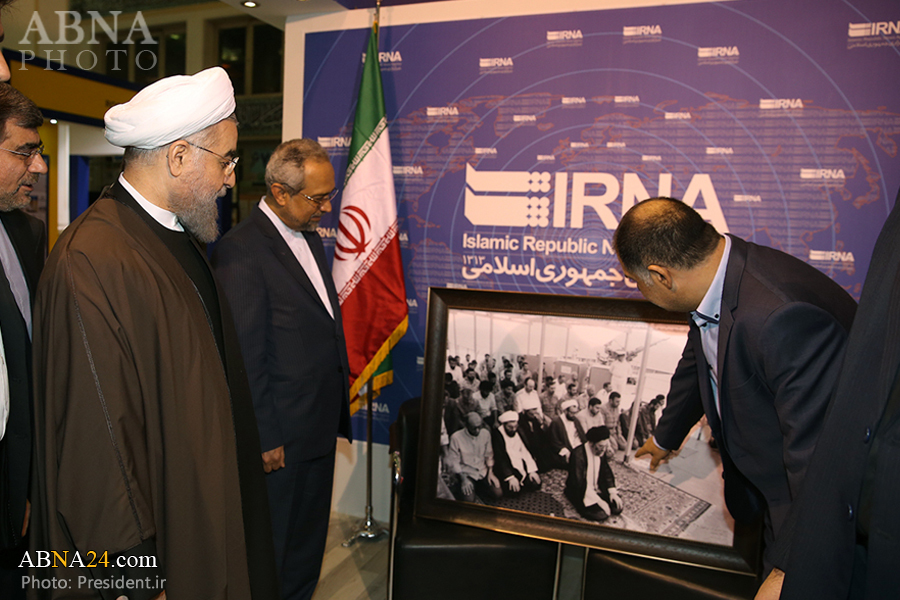 Photos: Iran's President Visits 21st Press Exhibition in Tehran