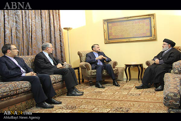 Seyyed Nasrallah, Iran's Deputy FM discuss regional developments + Pics