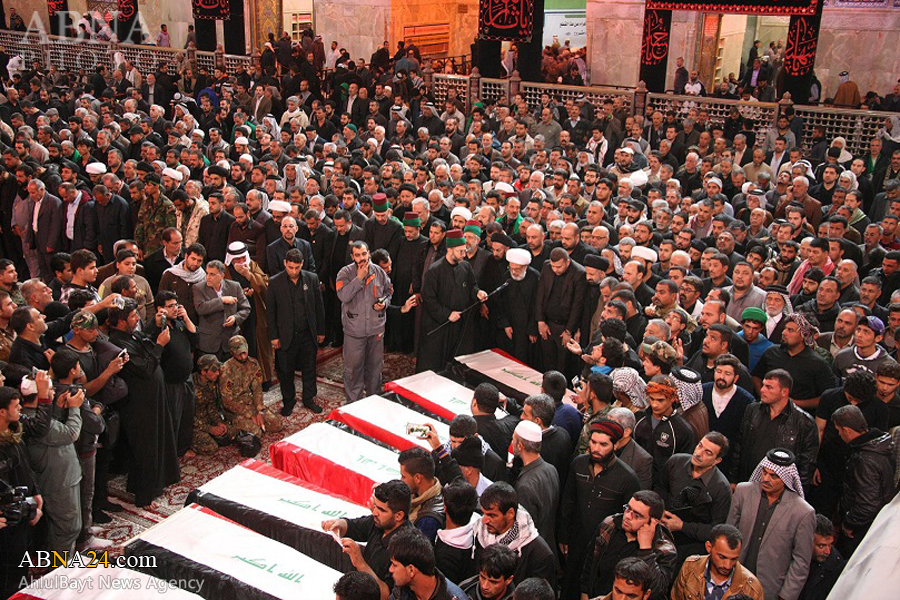 “Funerales de los Mártires Caídos en Combate Contra el Daesh en Karbalá”