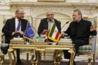 Laridschani unterstreicht beimTreffen mit EU-Parlamentspräsident Ausbau der Wirtschafts beziehungen zwischen EU und Iran 