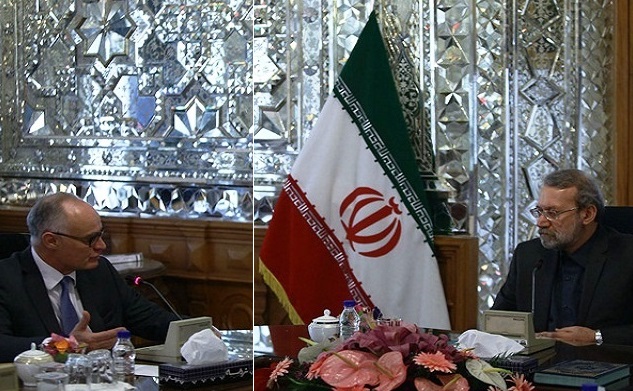 ڈاکٹرلاریجانی: علاقے میں دوہری پالیسیوں کا زمانہ گزر چکا ہے