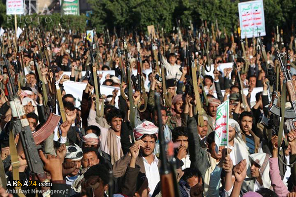 تقرير مصور/ تظاهرات واسعة تنديدا للعدوان السعودي والتسليح الأمريكي في صنعاء