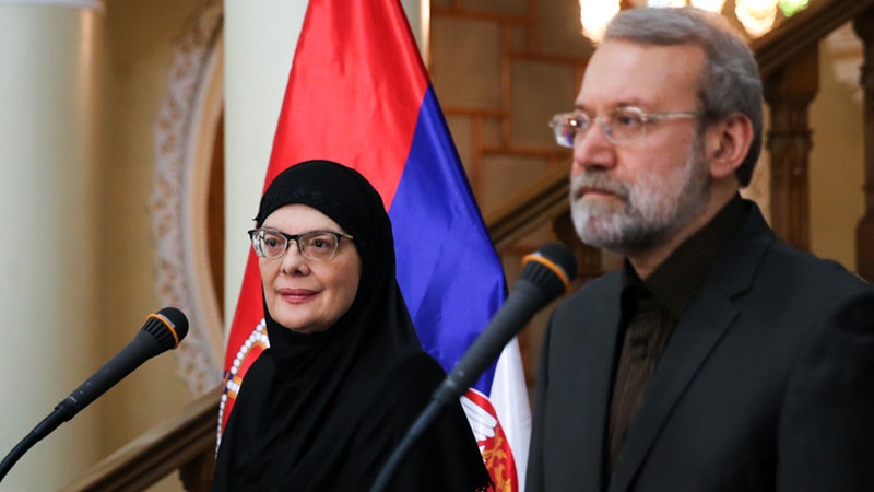 ایران اور صربیا کے درمیان اقتصادی اور سیاسی تعاون کے فروغ پر زور