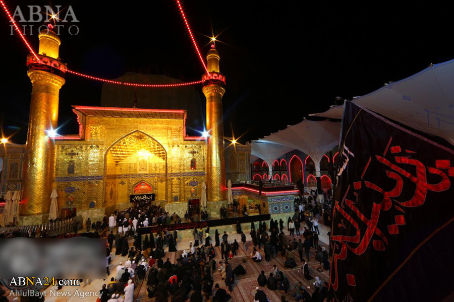 تقرير مصور/ الزوار الايرانيون يقيمون العزاء الحسيني في حرم أمير المؤمنين (ع)