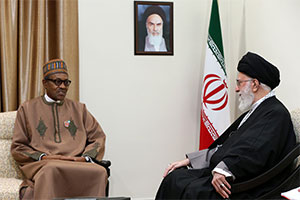 Ajatollah Khamenei empfing den nigerianischen Staatspräsidenten