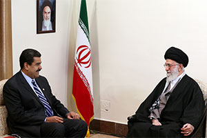 Der venezolanische Präsident sucht Ajatollah Khamenei auf 