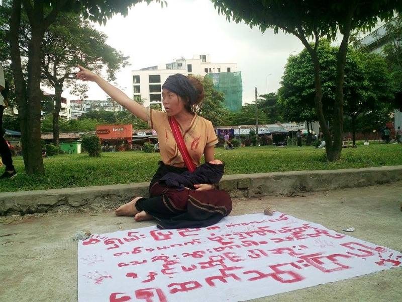 ရွမ္းျပည္တြင္း တိုက္ပြဲမ်ား ရပ္ေပးရန္ ရန္ကုန္လူငယ္ ကြန္ယက္ ေတာင္းဆုိ