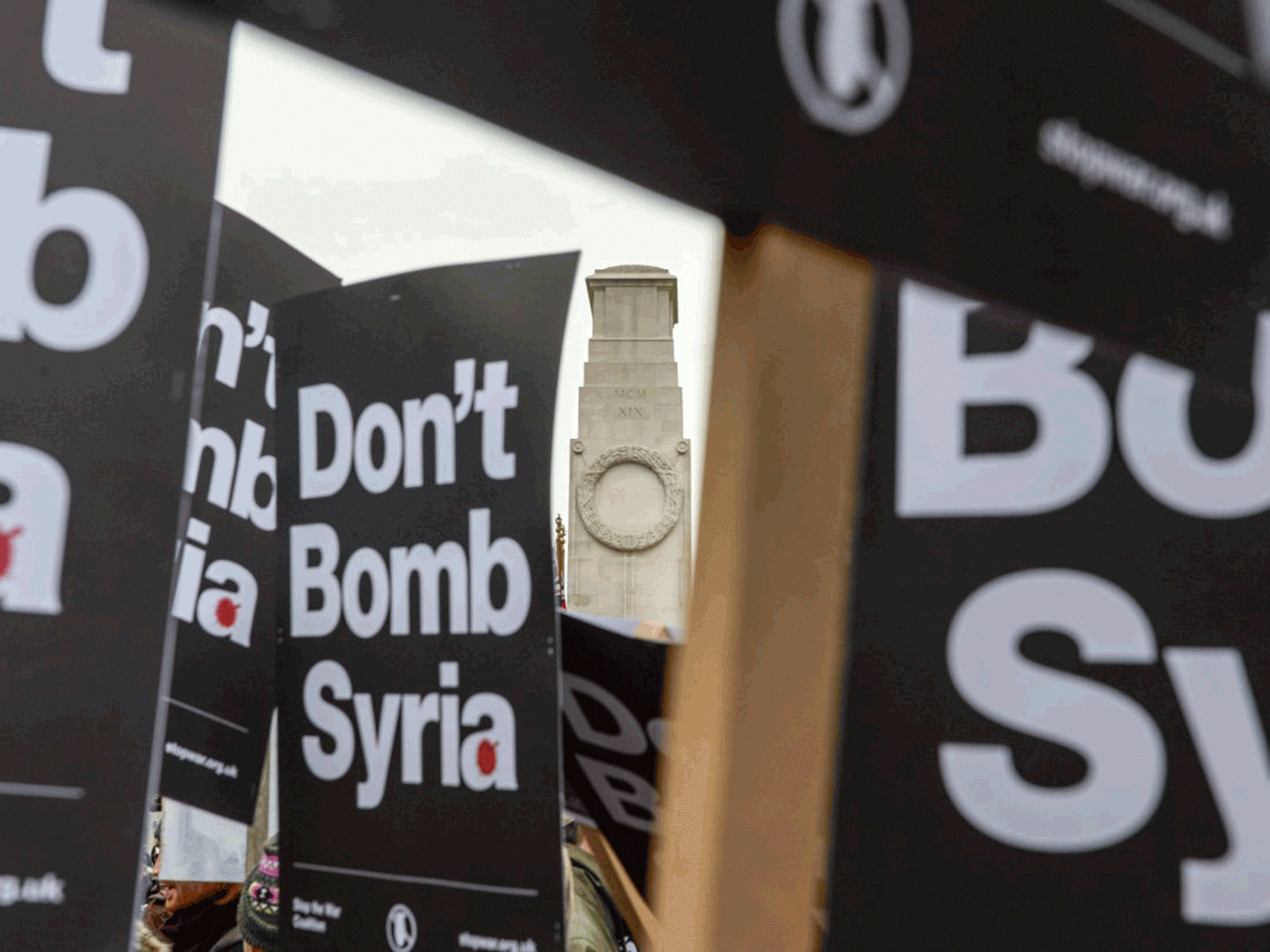 Photos: Thousands Rally in London against War in Syria 