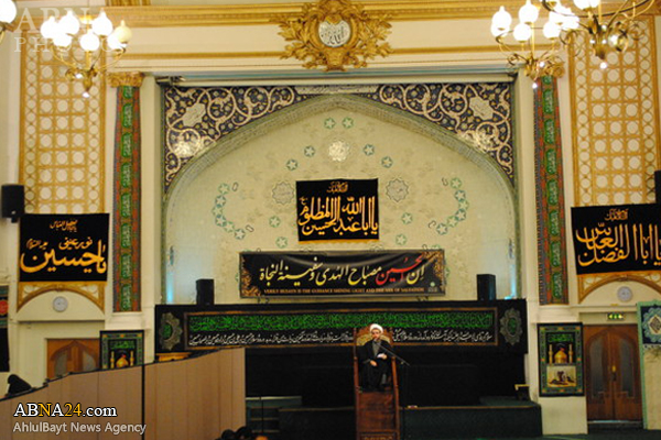 تقرير مصور / مراسم العزاء الحسيني في أربعينية الامام الحسين (ع) بلندن