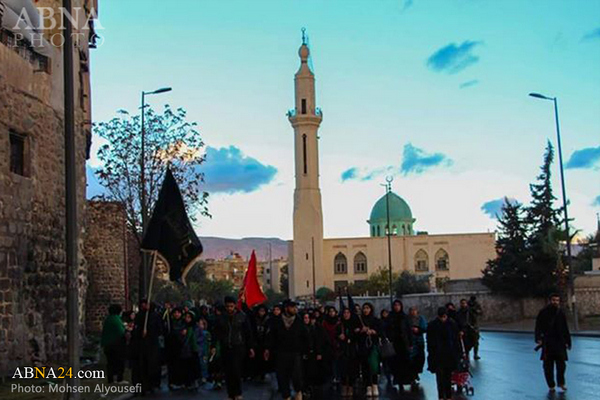 تقرير مصور / أربعينية الامام الحسين (ع) في سوريا