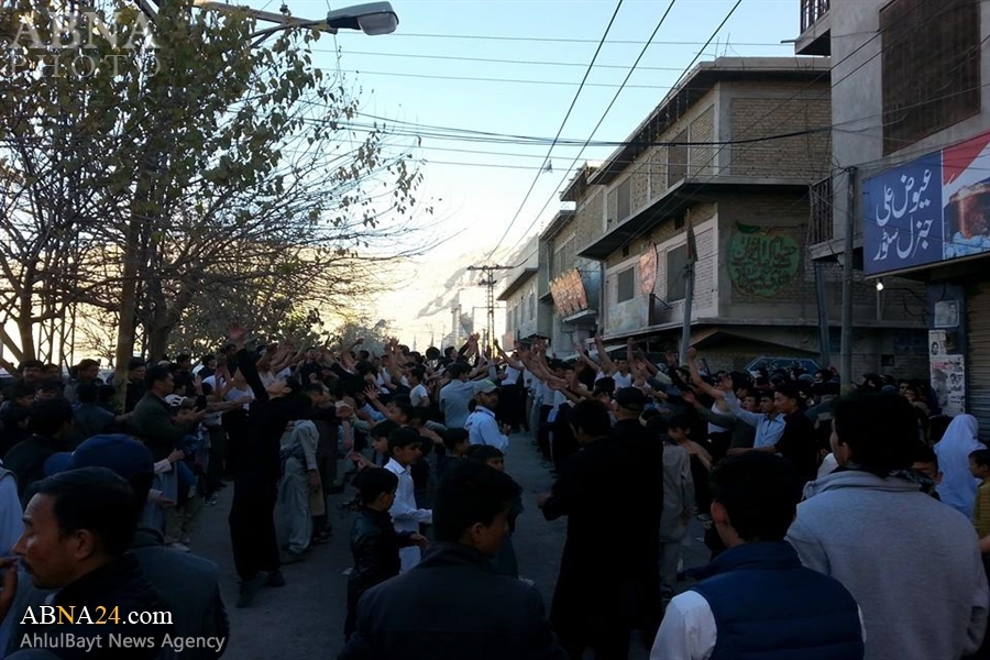 Suasana Peringatan Hari Arbain di Queeta Pakistan 