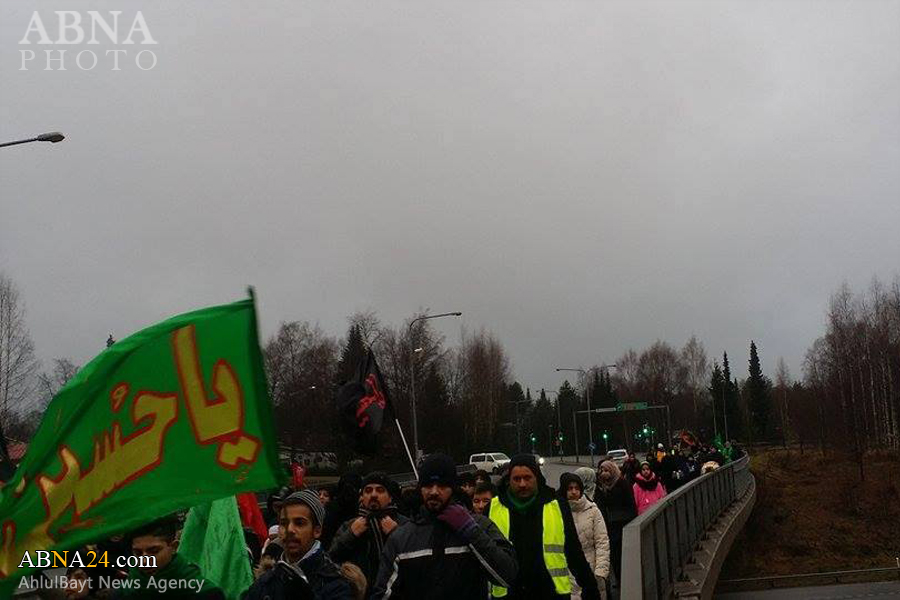 “Decenas de Shiítas Finlandeses Realizaron Procesiones del ‘Arbain  Hussaini en la Ciudad de Tampere”   