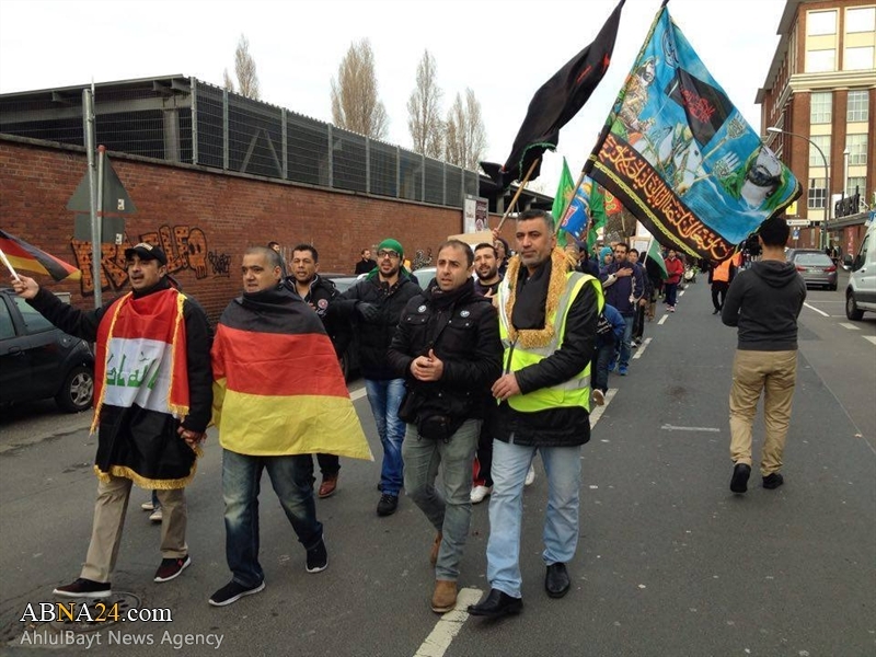 “Decenas  de Shiítas Alemanes    Realizaron Procesiones del ‘Arbain  Hussaini en la ciudad de Colonia”   