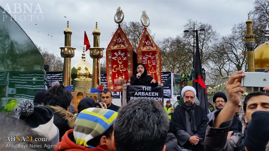 35a Procesión de Arbaín en  el Arco de Marble en el centro de Londres, Reino Unido.