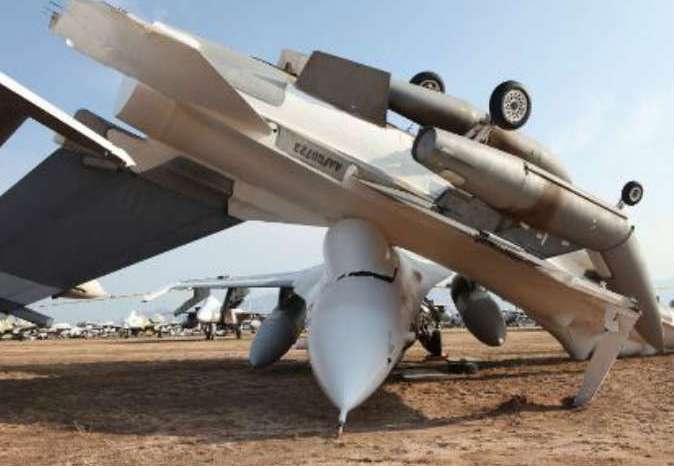 تحطم طائرة "إف 16" حربية سعودية في اليمن