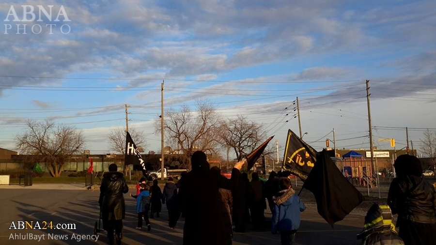 Caminata de Arbaín de Damas Shiítas Observada en Toronto, Canadá