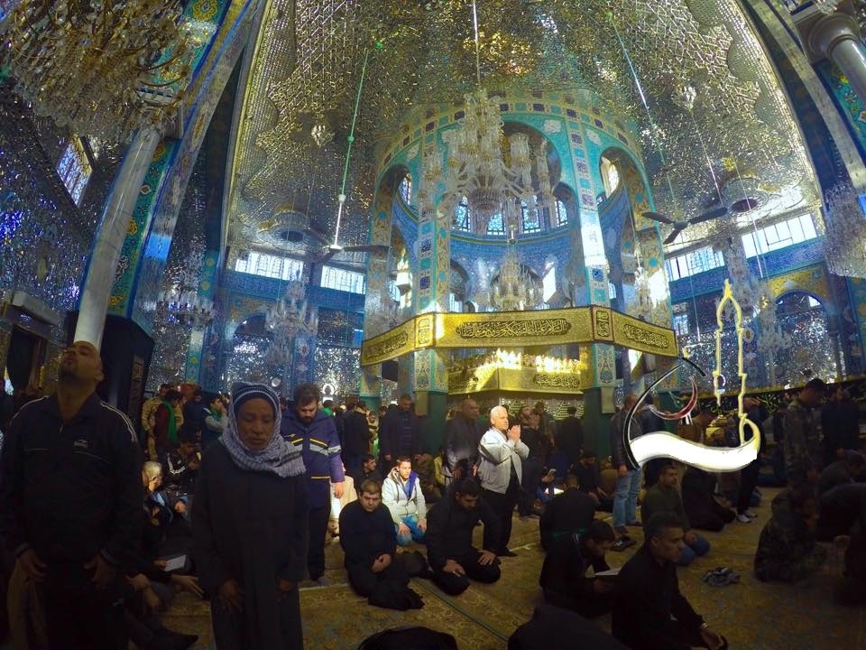 Ceremonias de Arbaín de Imam Hussain (P) en el Santuario de Sayeda Zaynab (P) en Damasco, Siria
