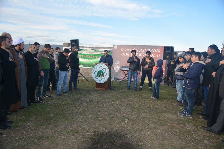 Shiítas Georgianos Conmemoraron Arbaín de Imam Hussain (P) en la Localidad de Marneuli