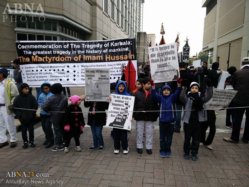 “Cientos de Shiítas Estadounidenses  Realizaron Procesiones del ‘Arbain  Hussaini en el Estado de Texas”   