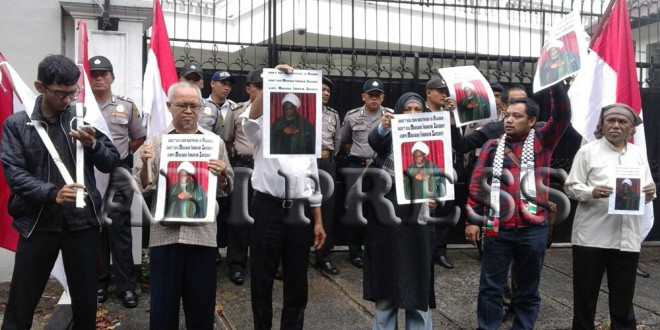 Desak Hentikan Pembantaian Muslim, Masyarakat Demo Kedubes Nigeria