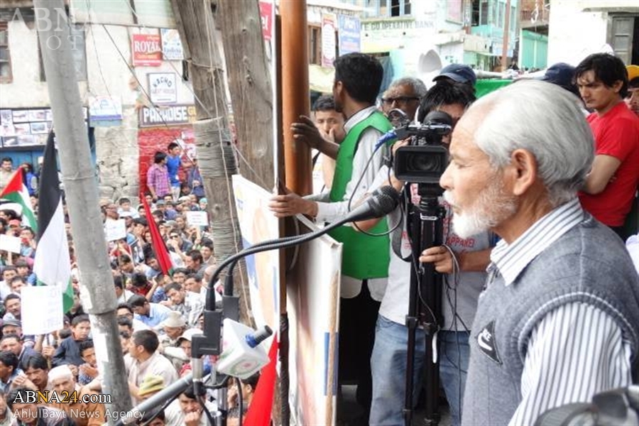 کشمیر؛ کرگل میں شیخ زکزاکی کی رہائی کے لیے احتجاجی مظاہرہ