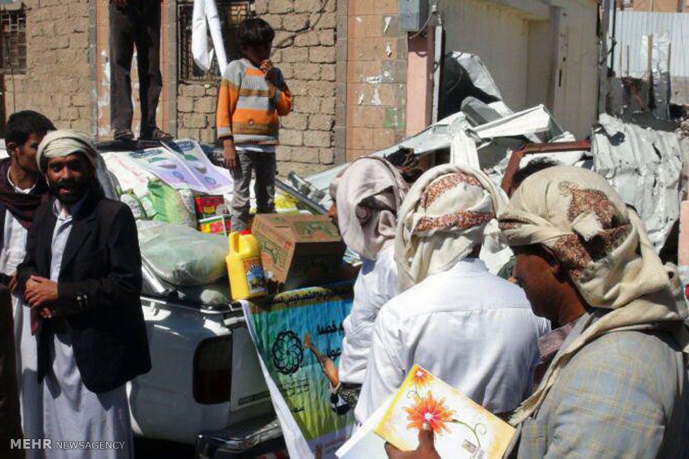 تصویری رپورٹ: یمن کے تین صوبوں میں ایرانی امداد کی تقسیم کا آغاز