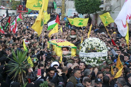 Lebanese Hezbollah holds massive funeral for Kuntar in Dahieh / Photos