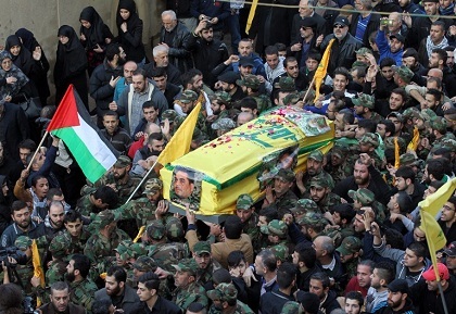 Miles de Personas Despiden los Restos del Legendario Cmdte. de Hezbolá Samir al-Qantar en Dahiyeh, Líbano