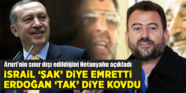 Türkiye 'Salih Aruri'yi İsrail’e verdi 